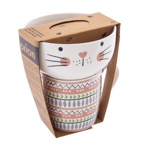 Hrnček s miskou mačka 0,35 l