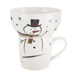 Hrnček s miskou SNEHULIAK 0,35 l