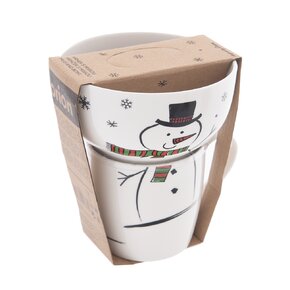 Hrnček s miskou SNEHULIAK 0,35 l