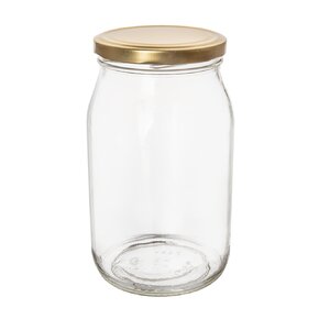 Zavárací pohár s vrchnákom 0,9 l 4 ks