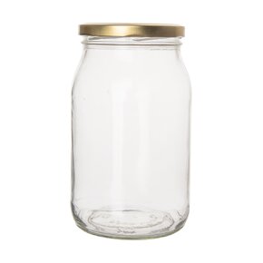 Zavárací pohár s vrchnákom 0,9 l 4 ks