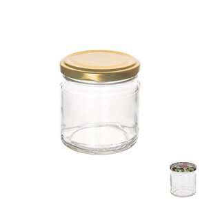 Zavárací pohár s viečkom 0,21 l 6 ks