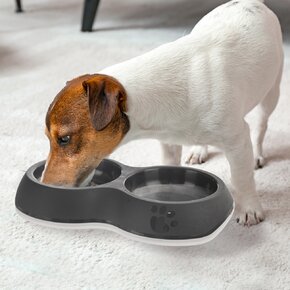 Miska pre psov MILÁČIKOVIA 26x15 cm