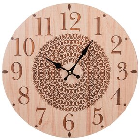 Hodiny nástenné MANDALA pr. 33,5 cm