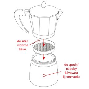 Kávovar AL 0,5l DAVE