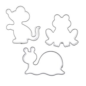 Vykrajovačka na lúke sada 3 ks