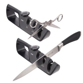 Ostrič nožov s rukoväťou 3v1