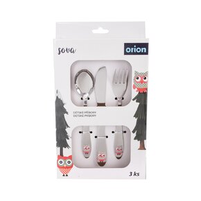 Jedálenský detský príbor SOVA 3 diely