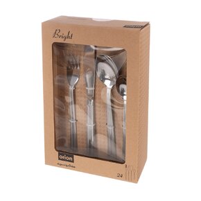 Jedálenské príbory Bright 24 dielov