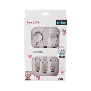 Jedálenský detský príbor KOCÚRY 3 diely