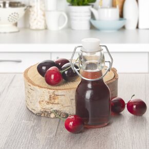 Fľaša s klip uzáverom 0,075 l