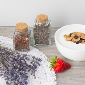 Fľaša s korkom 0,05 l