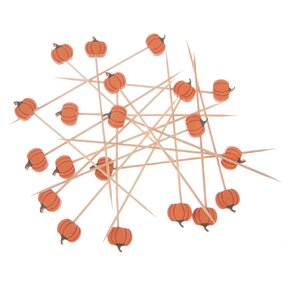 Napichovadlá Halloween tekvica 20 ks