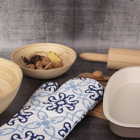 Kuchynská chňapka Blue shapes