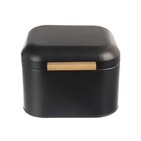 Chlebník BLACK 21,5x20x14 cm