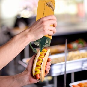 Dávkovacia fľaša horčica