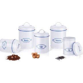 Dóza  Káva Blue line pr. 9 cm