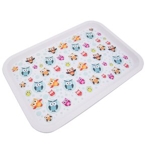 Servírovacia detská tácka malá SOVA 30,5x21 cm 