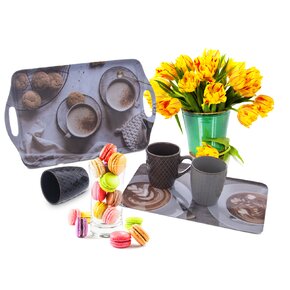 Servírovacia tácka COFFEE 38x23 cm