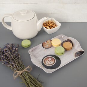 Servírovacia tácka káva 21,5x14,5 cm