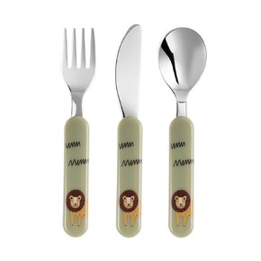 Jedálenský detský príbor zoo 3 ks