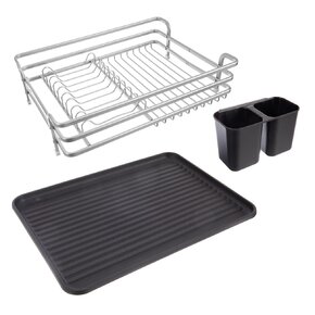 Odkvapkávač na riad Deluxe s podnosom