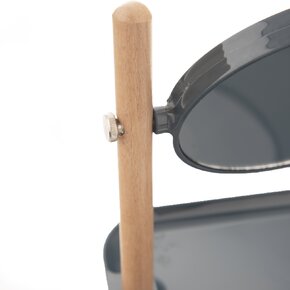 Kozmetické zrkadlo so stojanom 22,5x23 cm