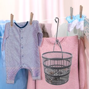 Bielizňové štipce v košíku 50 ks