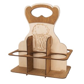 Stojan na pivné fľaše