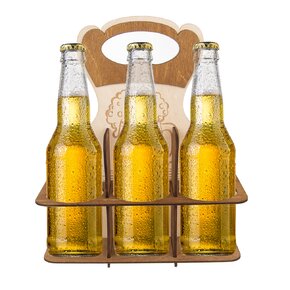 Stojan na pivné fľaše