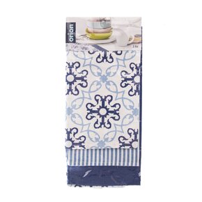 Kuchynská utierka Blue shapes 3 ks