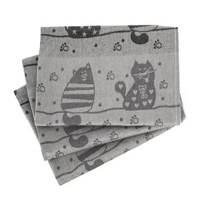 Kuchynská utierka mačky 3 ks