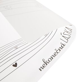 Prestieranie NEKONEČNÁ LÁSKA pes 43x28 cm