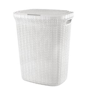 Bielizňový kôš s vekom RATAN Hobby