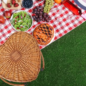 Piknikový kôš SRDCE