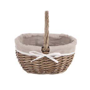 Piknikový kôš s textilnou vsadkou