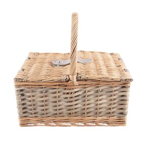 Piknikový kôš s textilnou vsadkou