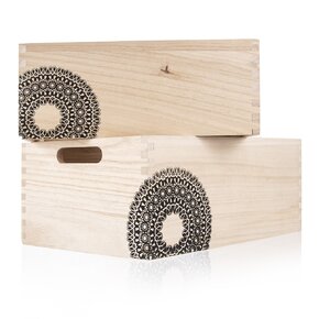 Dekoratívna debnička MANDALA 31x21x13 cm