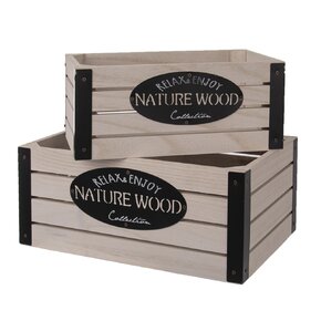 Dekoratívna debnička Rustic 31x21x13 cm