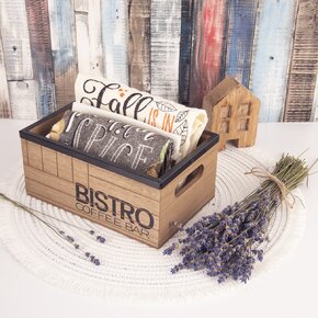 Dekoratívna debnička Bistro 20x13x8,8 cm