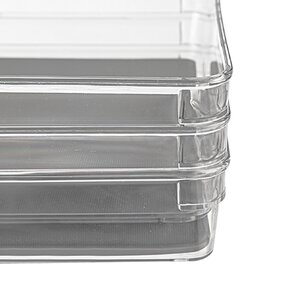 Košík-organizér GREY 32,5x9,3x4,8 cm