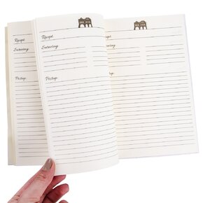 Kniha na recepty s vareškou DOMKY 