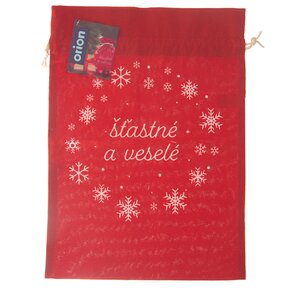 Zaťahovacie vrecko Vianoce 35,5x26 cm