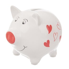 Pokladnička prasiatko SRDCE