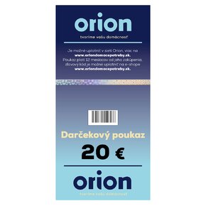 Darčekový poukaz Orion 20 EUR