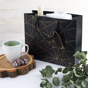 Darčeková taška mriežka 31x12x26 cm