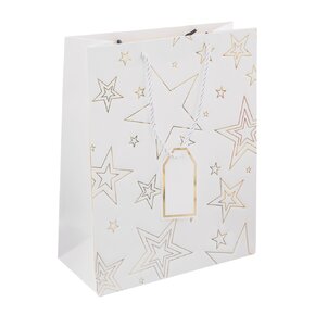 Darčeková taška hviezda 26x12x32 cm
