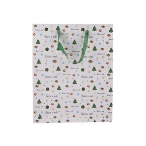 Darčeková taška Šťastné a veselé 26x12x32 cm