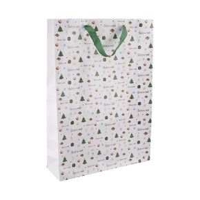 Darčeková taška Šťastné a veselé 32,5x10x45,5 cm