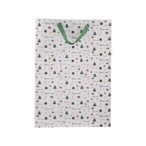 Darčeková taška Šťastné a veselé 32,5x10x45,5 cm